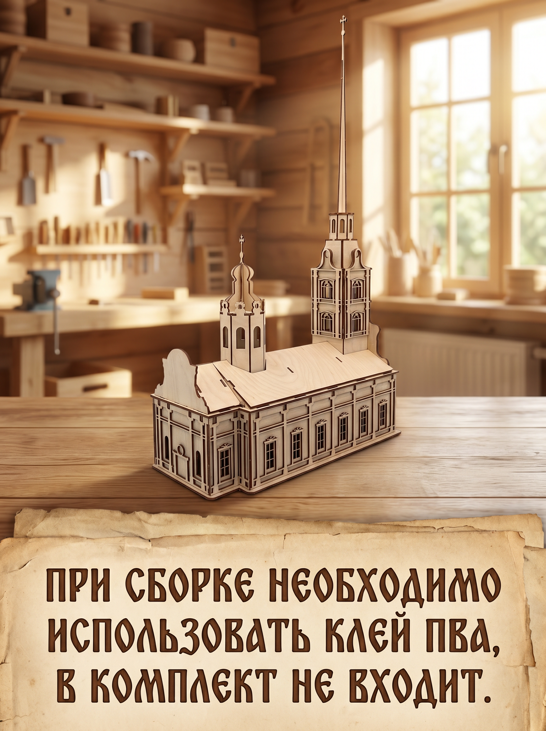 Сборная модель Петропавловский собор