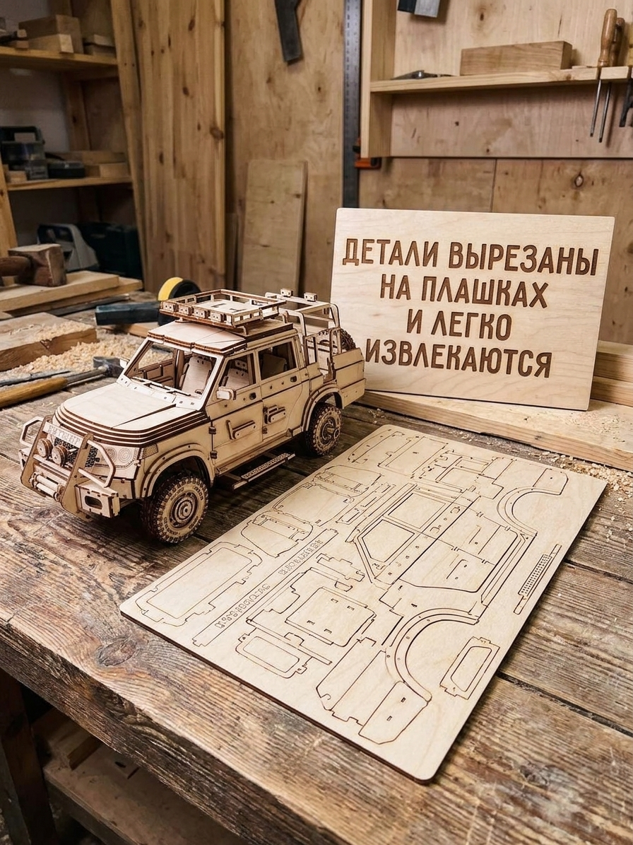 Сборная модель УАЗ ПАТРИОТ ТРЭВЛ